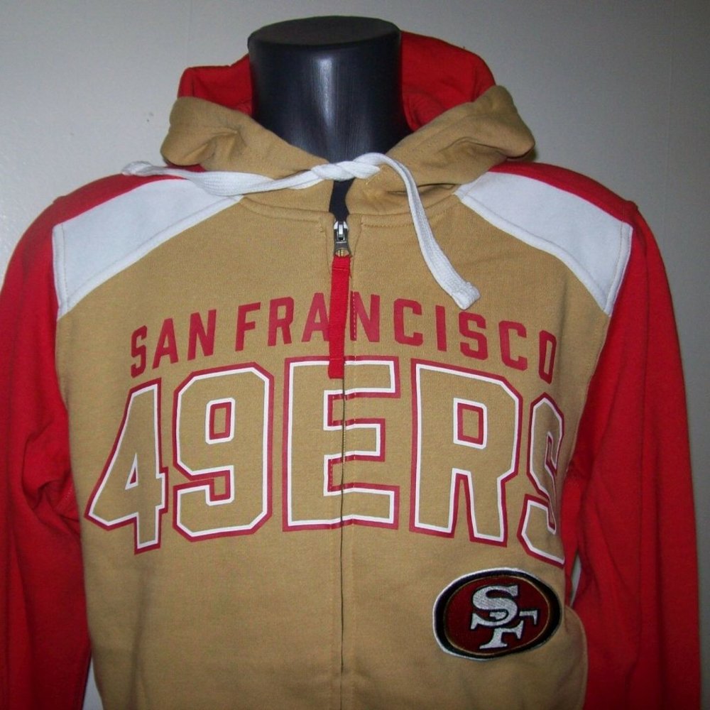 SAN FRANCISCO NFL 49ERS Full Zip Hoody by G-III Medium Large